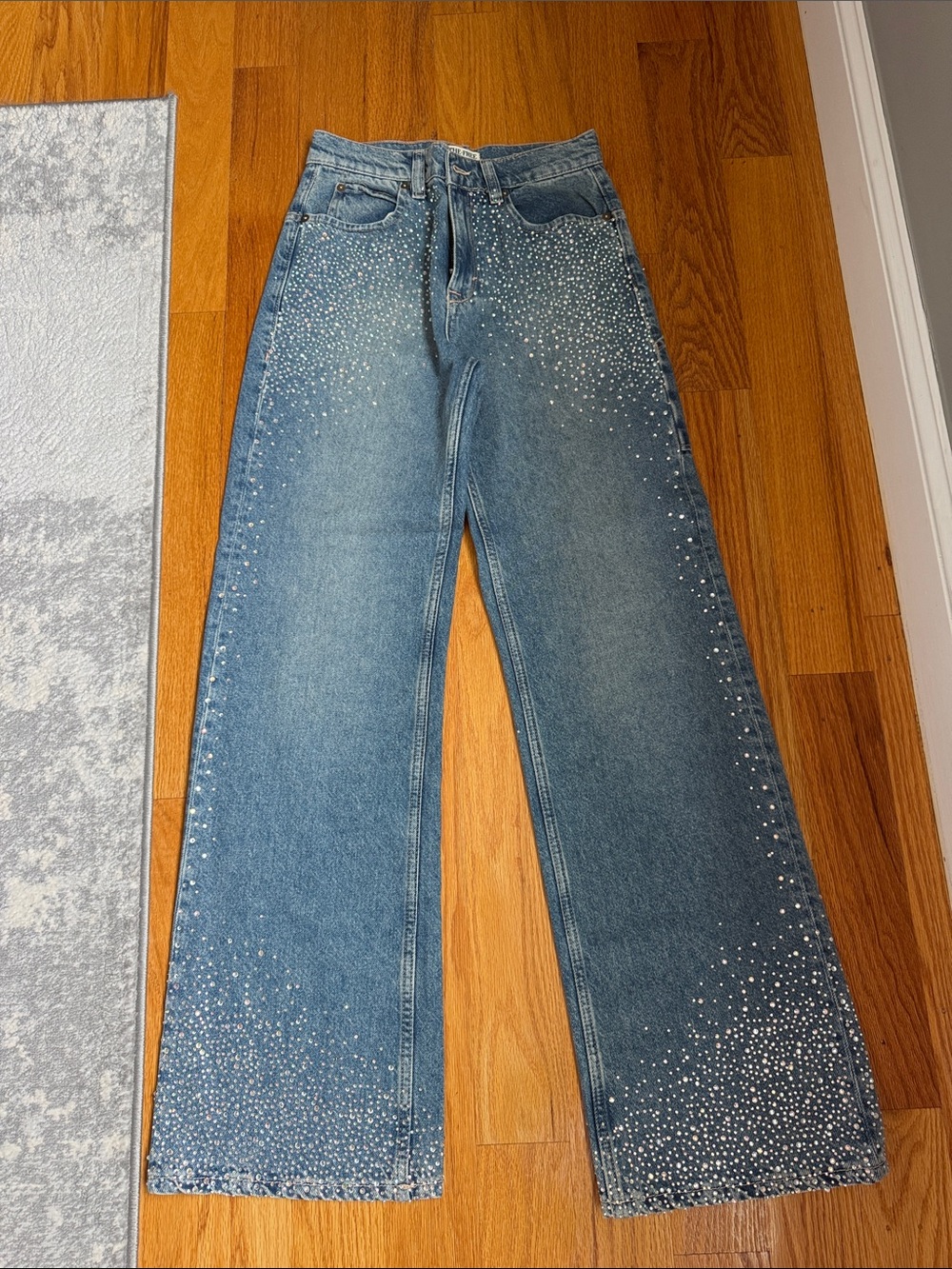 Women's Free People we the free Embellished Wide-Leg Jeans